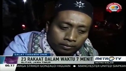 Cemaate 7 dakikada teravih kıldırdı