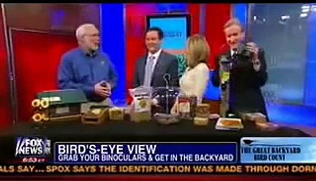 Jim Carpenter talks about the Great Backyard Bird Count on Fox News (Fox & Friends)