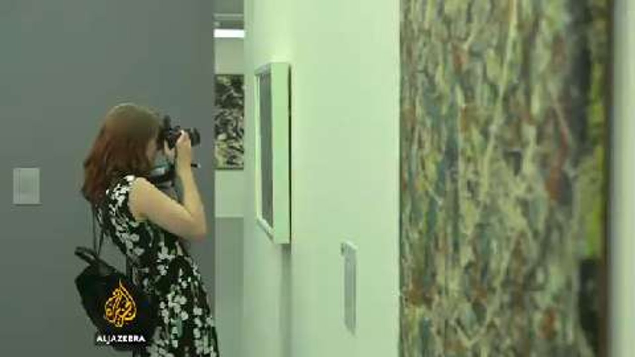 US artist Jackson Pollock on display at Tate Liverpool