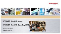 Imaging and Machine Vision - Open Day 2012 at STEMMER IMAGING UK Office