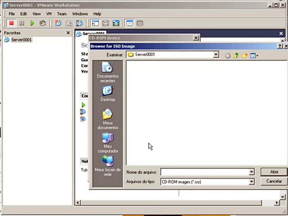 004 Editando a máquina virtual no vmware