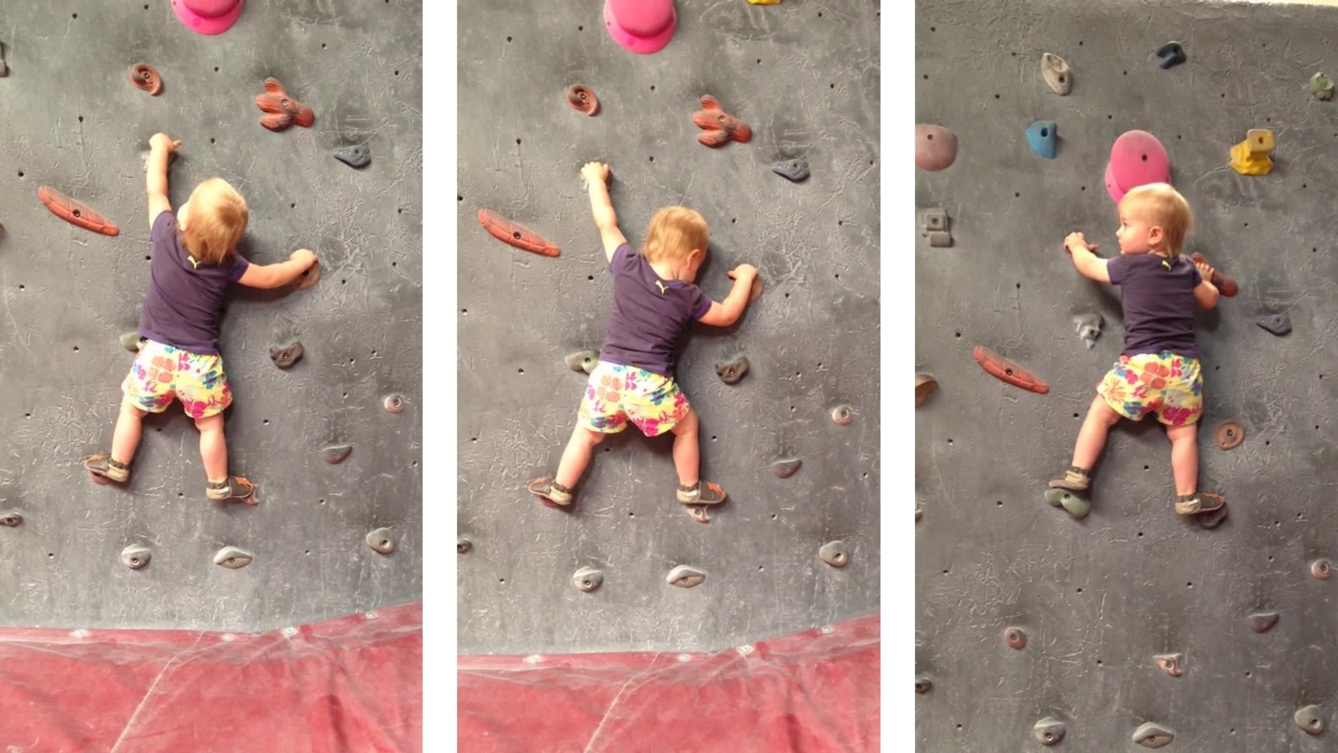 Un Bebe De 19 Mois Fait De L Escalade Video Dailymotion