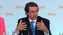 Intervención de Aznar en la sesión inaugural del Campus FAES 2015