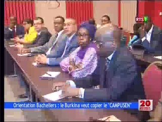 Orientation Bacheliers : le Burkina veut copier le "CAMPUSEN"