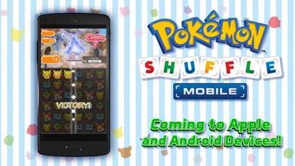 Pokémon Shuffle - Tráiler de anuncio - iOS, Android