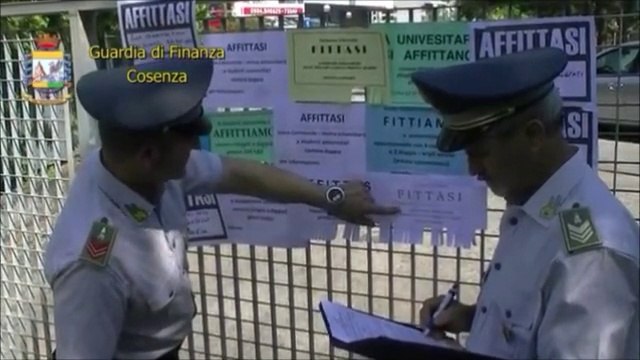 Cosenza - affitti in nero a studenti universitari, 509 denunciati