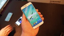 Samsung Galaxy S6 Edge Hands On - Octa core Android Smartphone