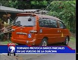 Tornado provoca ca�da de �rboles y da�os parciales en cinco casas de Alajuela