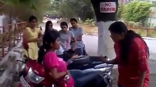 Punjabi collage girls non-veg fight - YouTube
