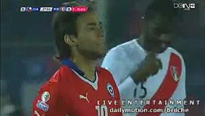 Jorge Valdivia Second Fantastic Chance  | Chile vs Peru 0-0 | Copa America 2015 HD