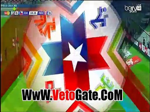 القائم يحرم مهاجم بيرو من هدف امام مرمى تشيلى