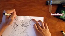 Drawing Natsu Dragneel from Fairy Tail (Anime Speed Drawing) by DonteManga