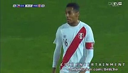Carlos Lobaton Fantastic Shot | Chile v. Peru Copa America 29.06.2015