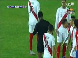 عنف وطرد لاعب بيرو امام تشيلي