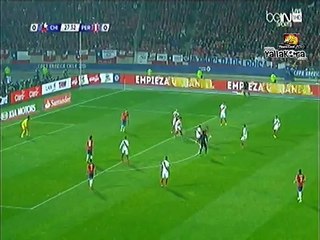 فرصة هدف لتشيلي امام بيرو