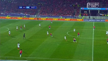 Carlos Zambrano Red Card | Chile vs Peru 29.06.2015