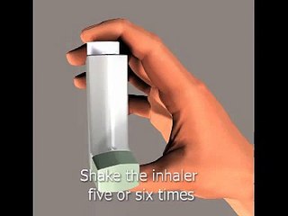 3D Medical Animation Inhaler
