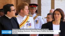 Amid Hookup Rumors, Prince Harry Fulfills His Royal Duties