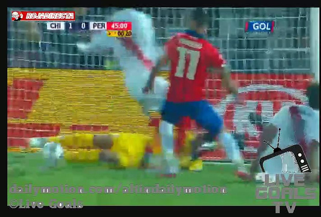 1st Half Goal & Highlights Chile 1-0 Peru