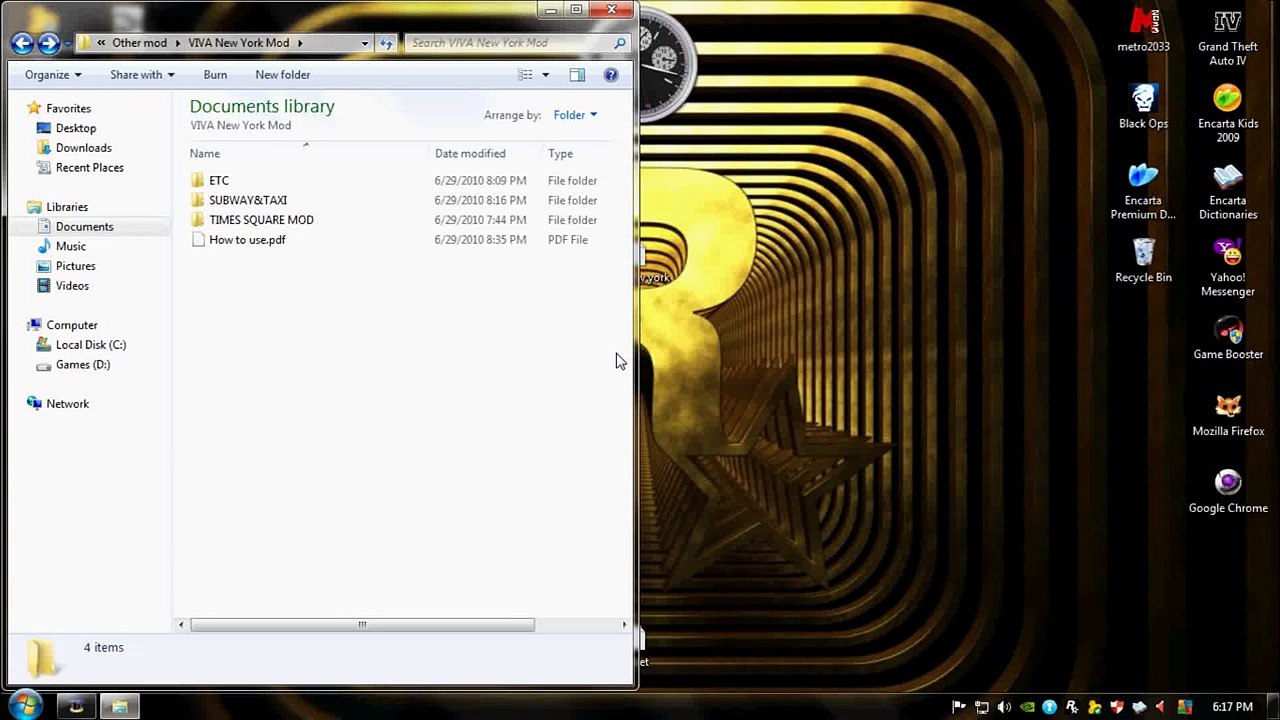 Grand Theft Auto IV (Viva New York mod installation)