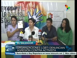 El Salvador: comunidad LGTBI exige liberación de activista agredido