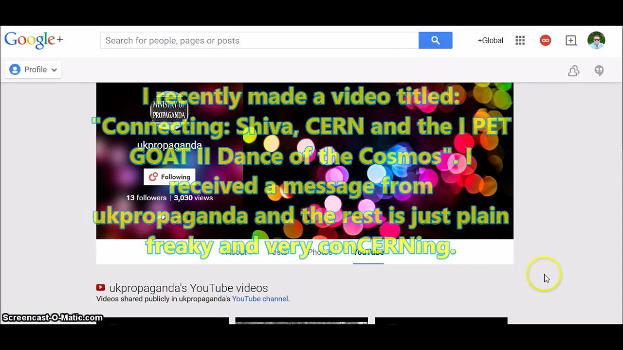 Google Map Search: I Pet Goat II and CERN Appears