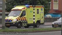 [Primeur!] Brandweer en Ambulances met spoed in Den Haag - Dagcompilatie 06/08/14