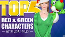 Top 5 with Lisa Foiles: Top 5 Red / Green Characters