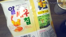 알새우칩 과자 먹방 (Korean food / Snack food)