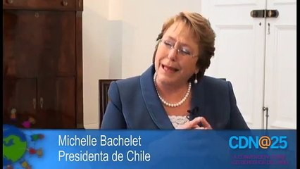 Michelle Bachelet: 25 líderes, 25 voces por la niñez