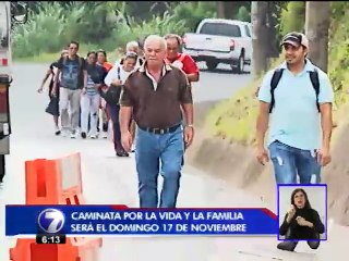 Iglesia realizar� �Caminata por la vida y la familia� este domingo