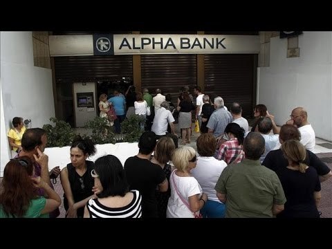 Los griegos sólo podrán retirar 60€ al día de los cajeros automáticos hasta nuevo aviso