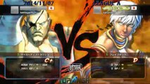 USF4 - sako (Elena) vs Bonchan (Sagat) - TL4A Round1 Battle1