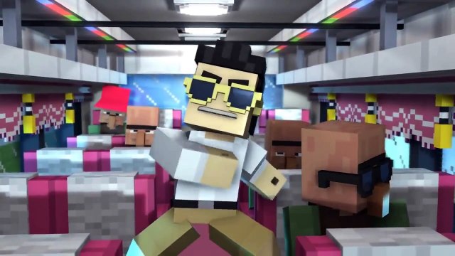 Minecraft Style A Parody of PSY's Gangnam Style Music Video by CaptainSparklez