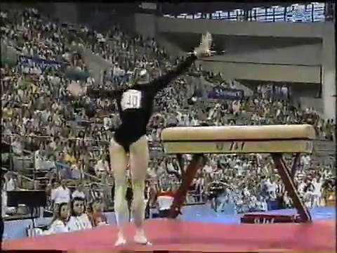 Svetlana Boginskaya Vault finals 1992 Olympic Games