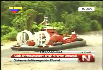 Disfruta el video del aerodeslizador venezolano "hovercraft" maniobrando en el río Orinoco