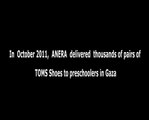 Gaza: ANERA delivers TOMS Shoes