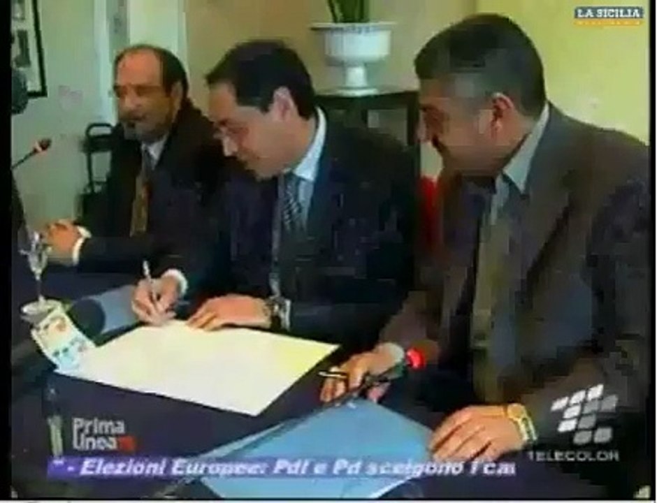 Firma dell'accordo tra la società catanese Temix e la Iraqi Republic Railways