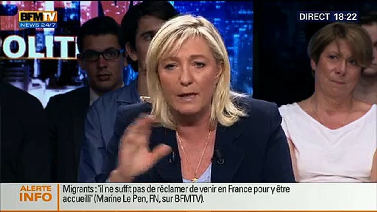Régionales: quand Marine Le Pen promettait de réserver la primeur de son annonce aux habitants