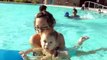 Christopher Swim Lessons in Big Kids' Pool Montague Pool with Meghan Santa Clara CA August 2012