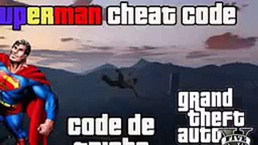 GTA V Cheat Code Superman PS3 XBOX 360 - video Dailymotion