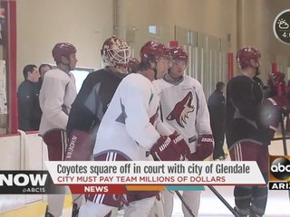 Coyotes square off in court with City of Glendale