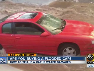 5 ways to tell if you’re buying flooded car