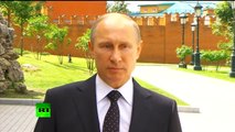 Владимир ПУТИН - Про события на УКРАИНЕ - трагедия, льется кровь, активность АРТИЛЛЕРИИ