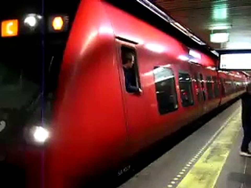 DSB S-tog line C train from Hellerup to Ballerup...