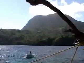 Fiji surfing  - King Kong left