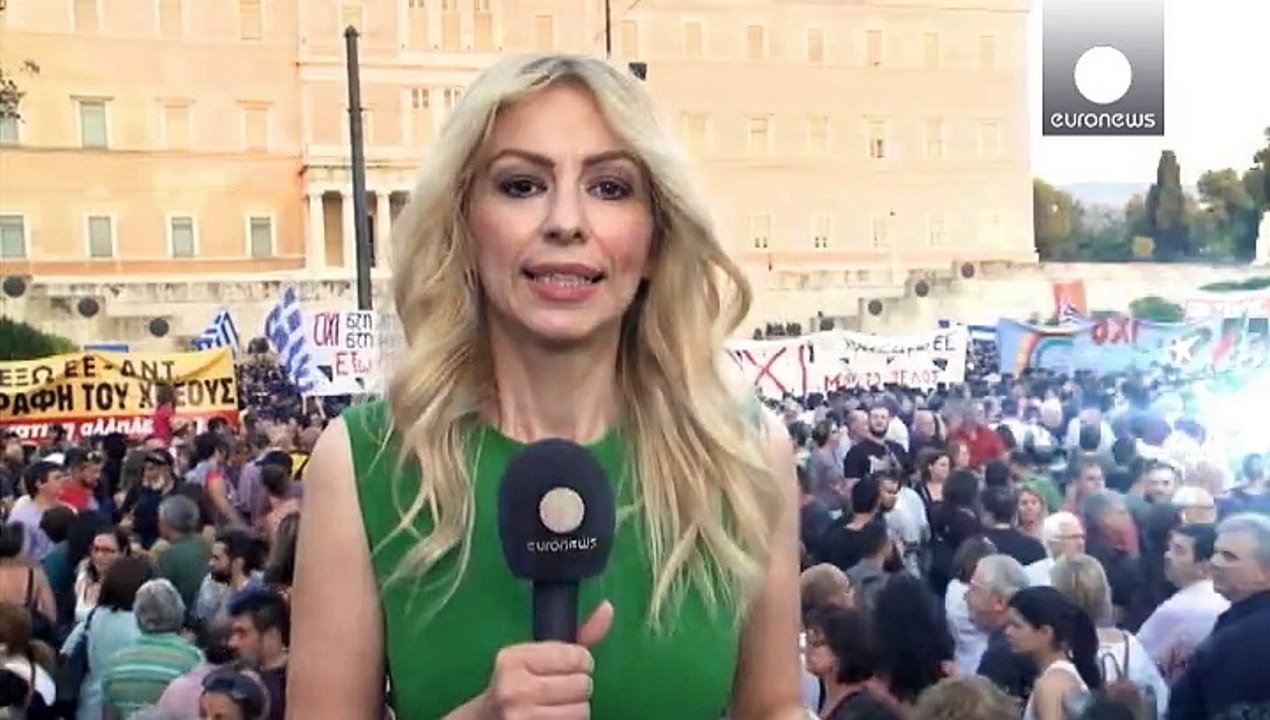 Athen: Tausende Demonstranten unterstützen Tsipras' Referendum