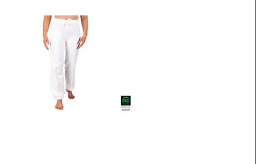 Chin Mudra  Pantalon de yoga Param  Blanc  Taille