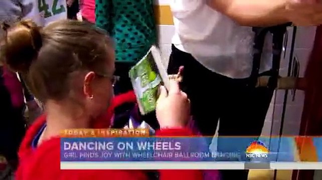 Wheelchair ballroom dancing fulfils 12 year old girls’ dreams
