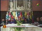 Bachelet y Morales ponen en marcha la constitución del Parlamento de Unasur - Oct 2008 2/7